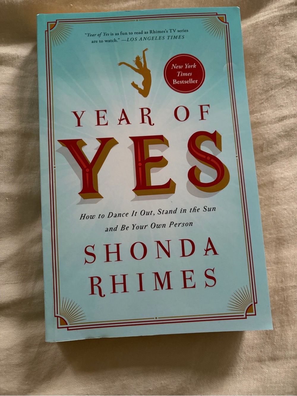 Book: Year of Yes by Shonda Rhimes